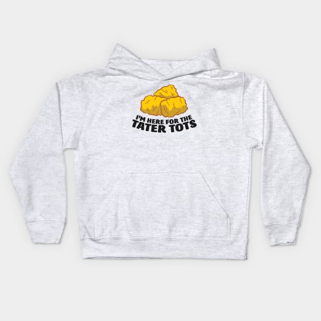 I Just Really Like Tater Tots Funny Potato Kids Hoodie by EQDesigns